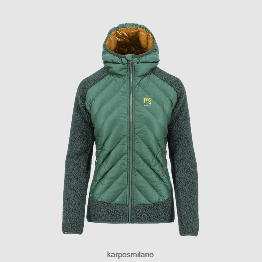 giacca| Karpos Marmarole con giacca tecnica verde gelido/giungla donne DTRTHD995