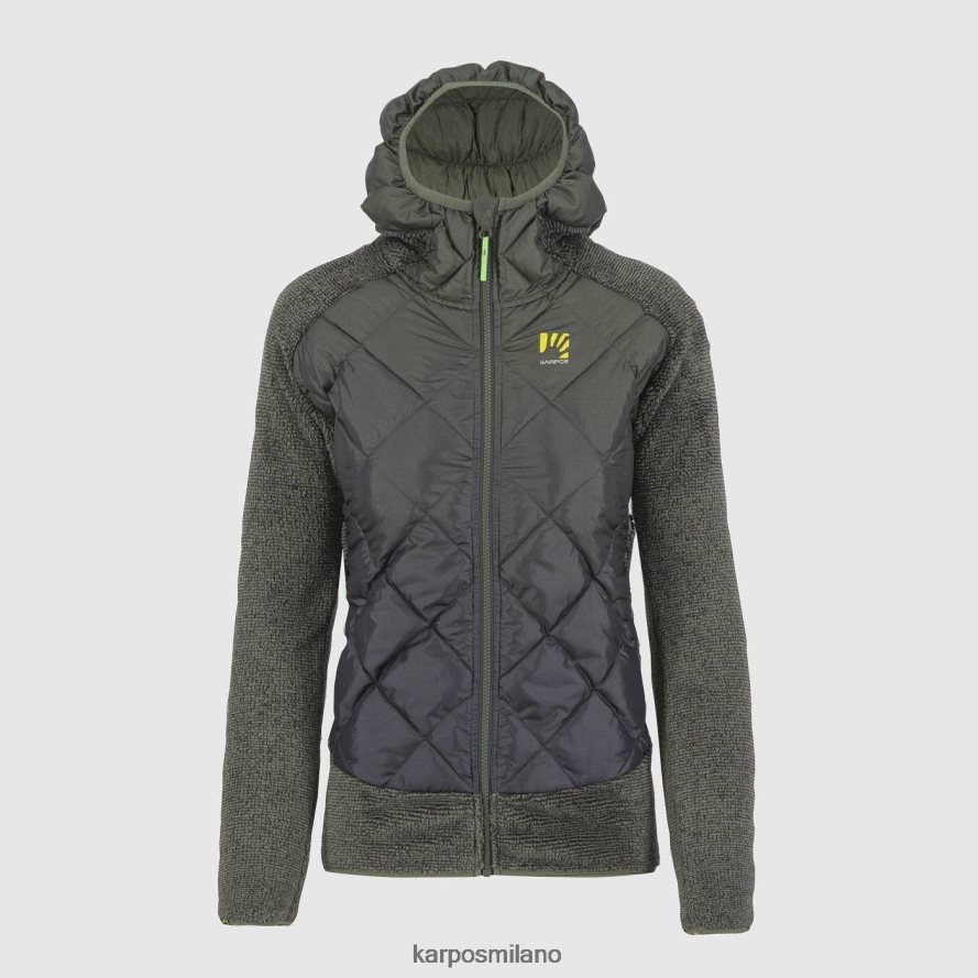 giacca| Karpos giacca intelligente con marmarole sabbia nera/timo donne DTRTHD1027