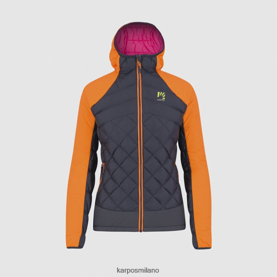 giacca| Karpos giacca lastei active plus w vulcano/arancio vibrante donne DTRTHD982