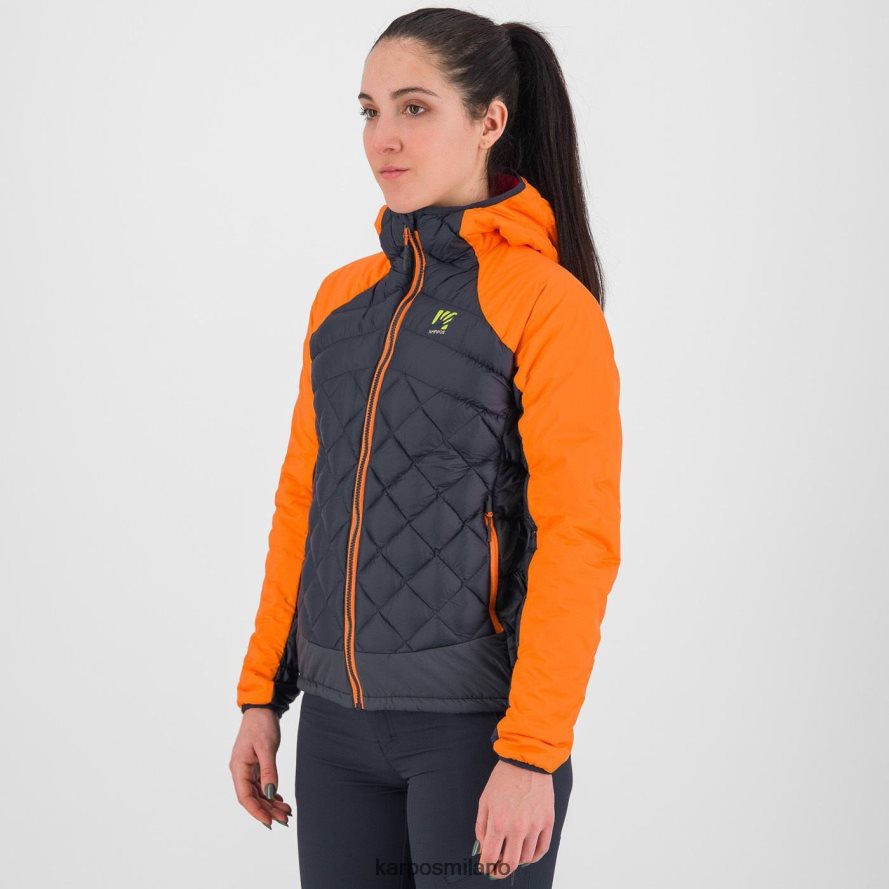giacca| Karpos giacca lastei active plus w vulcano/arancio vibrante donne DTRTHD982
