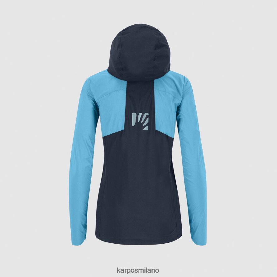 giacca| Karpos giacca valsesia shell w vulcano/atollo blu donne DTRTHD953