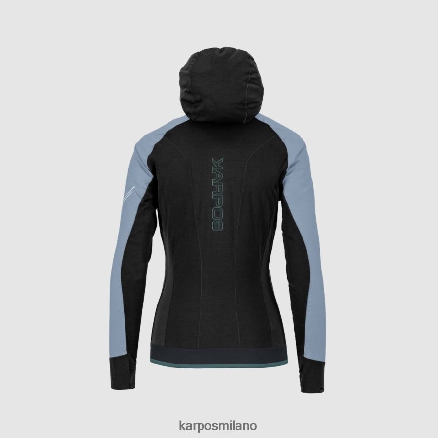 giacca| Karpos lavaredo giacca invernale con blu polvere/nero donne DTRTHD1089