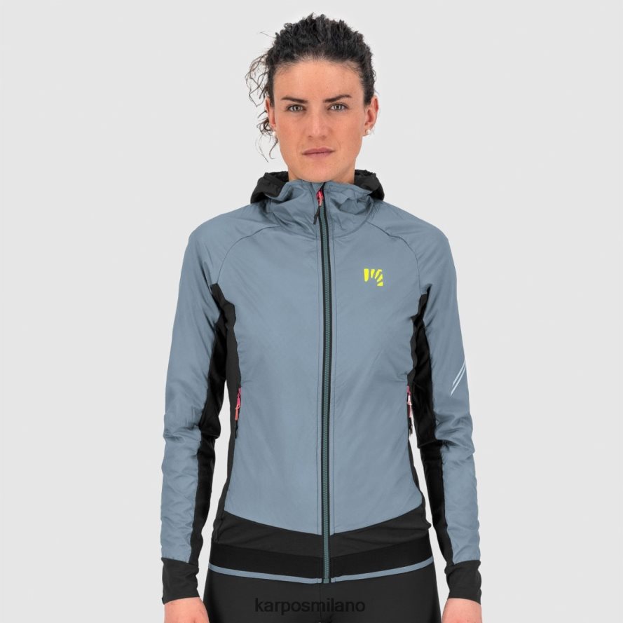 giacca| Karpos lavaredo giacca invernale con blu polvere/nero donne DTRTHD1089