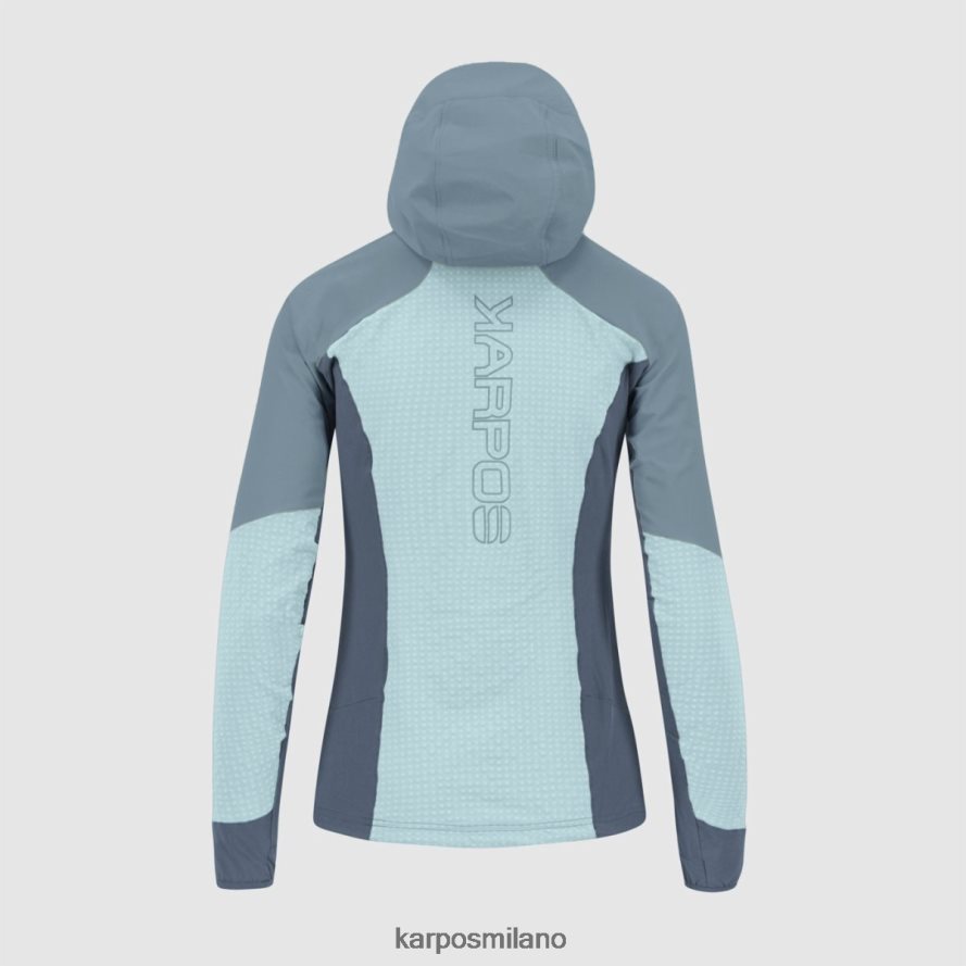 giacca| Karpos lede con giacca acquamarina/lago primaverile/vintage donne DTRTHD1047