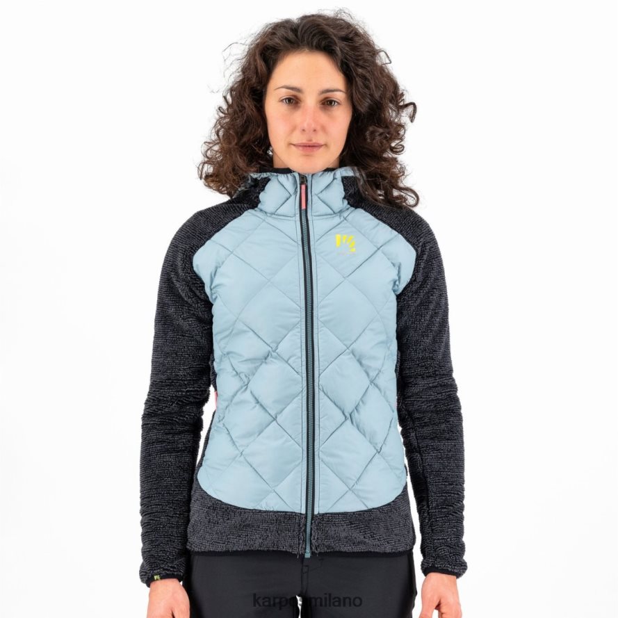 giacca| Karpos marmarole con giacca blu polvere/nero donne DTRTHD1055