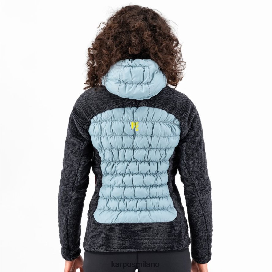 giacca| Karpos marmarole con giacca blu polvere/nero donne DTRTHD1055