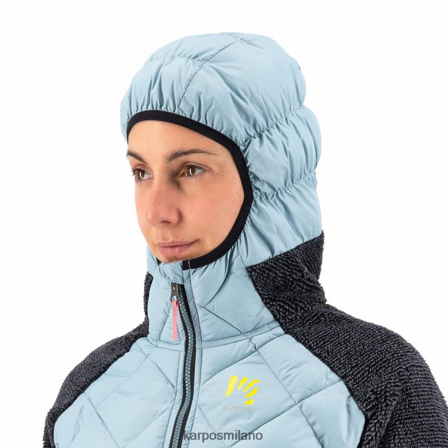 giacca| Karpos marmarole con giacca blu polvere/nero donne DTRTHD1055