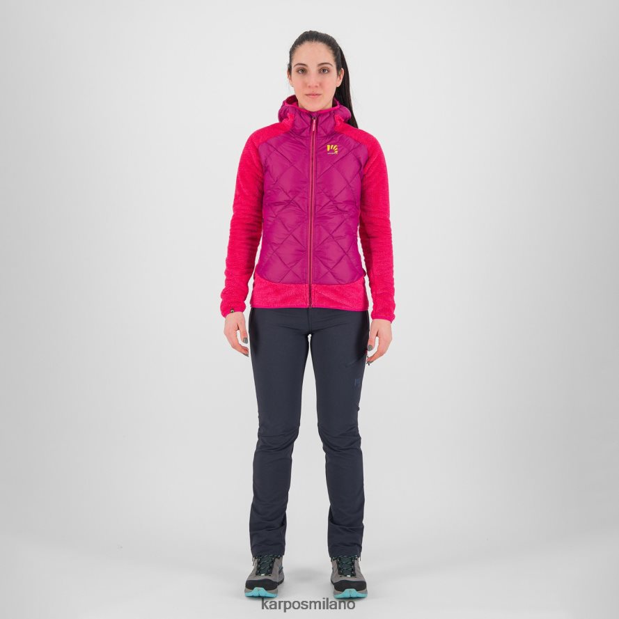 giacca| Karpos marmarole con giacca mirtillo/rosa donne DTRTHD1059