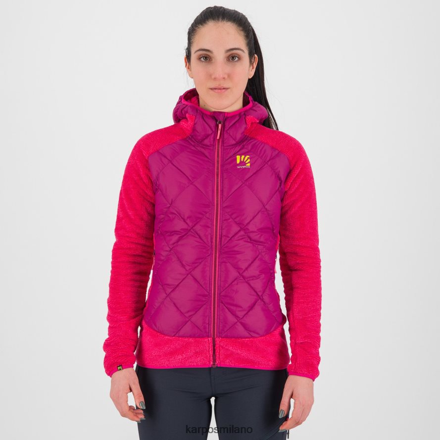 giacca| Karpos marmarole con giacca mirtillo/rosa donne DTRTHD1059