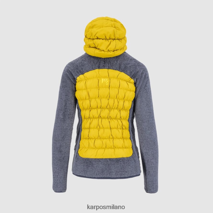 giacca| Karpos marmarole con giacca scaglie d'oro/inchiostro di china donne DTRTHD1054