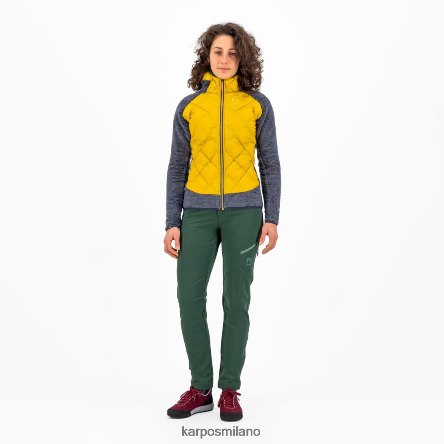 giacca| Karpos marmarole con giacca scaglie d'oro/inchiostro di china donne DTRTHD1054