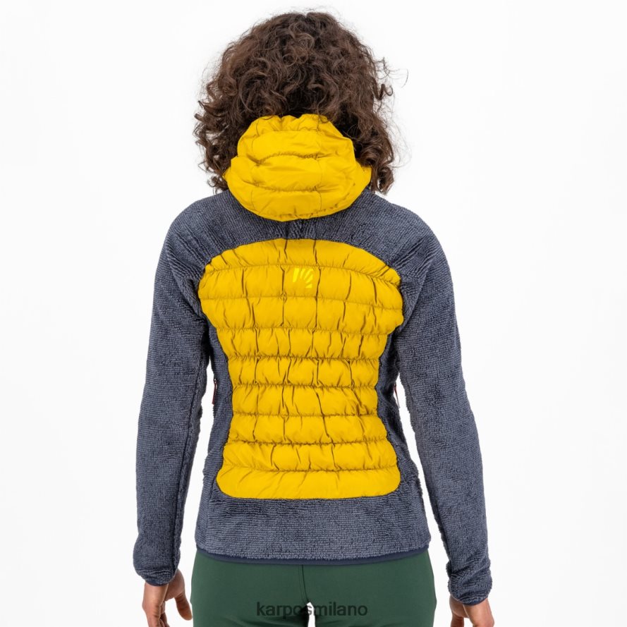 giacca| Karpos marmarole con giacca scaglie d'oro/inchiostro di china donne DTRTHD1054