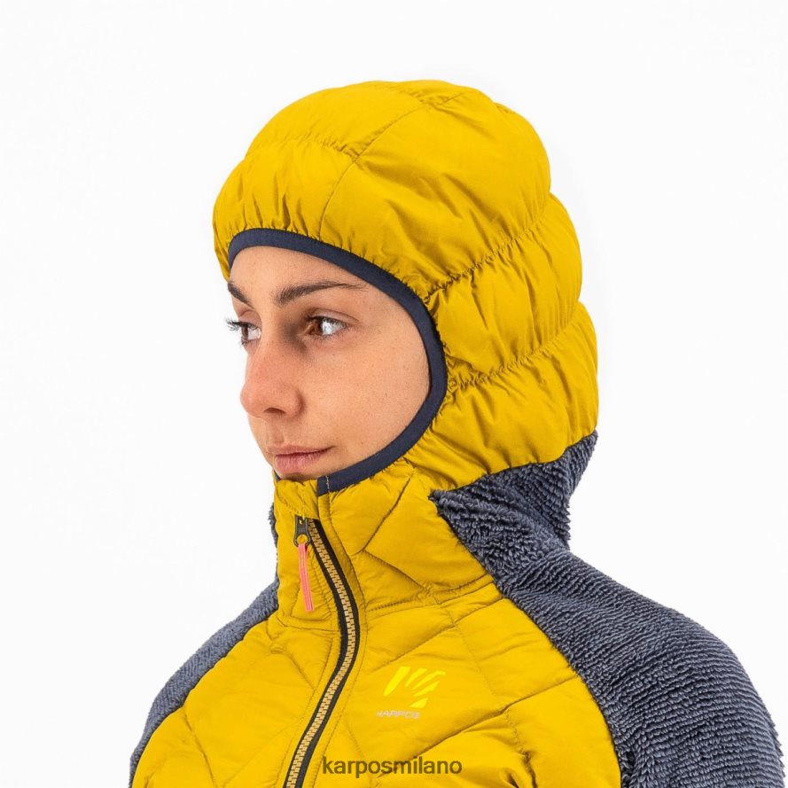 giacca| Karpos marmarole con giacca scaglie d'oro/inchiostro di china donne DTRTHD1054