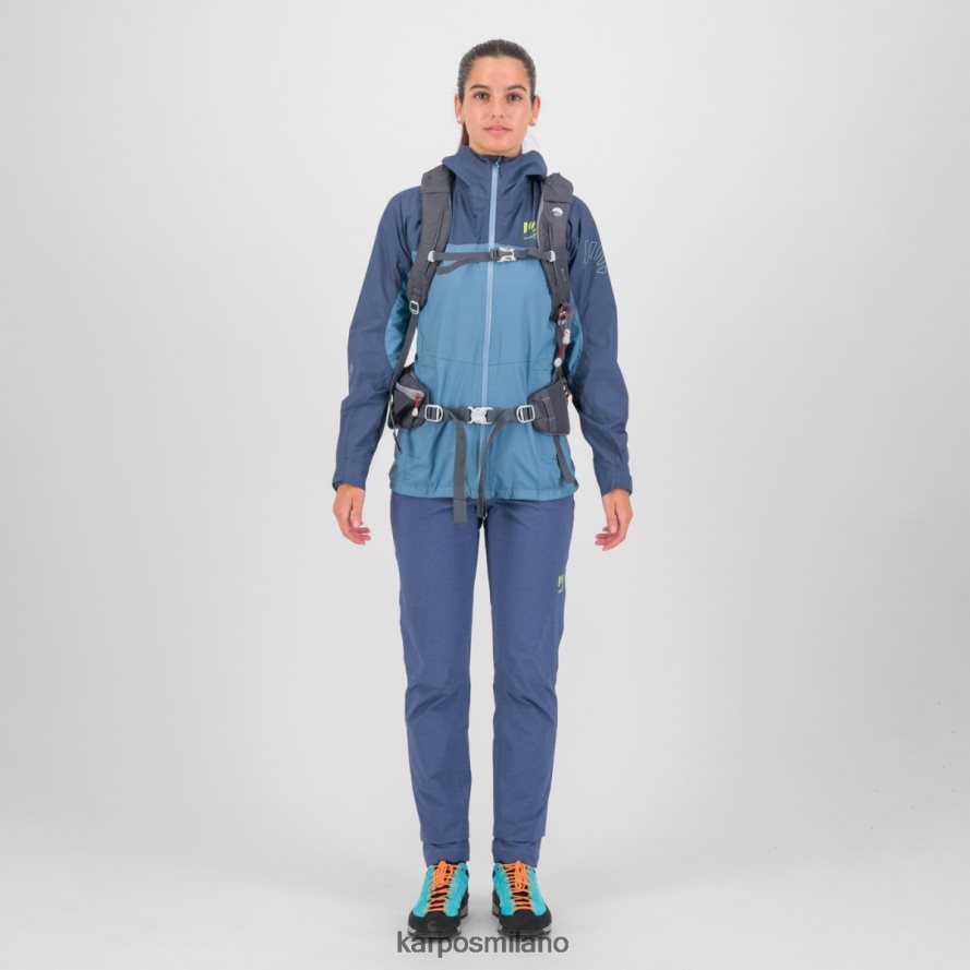 giacca| Karpos molta pioggia con giacca lago primaverile/indaco vintage donne DTRTHD1034