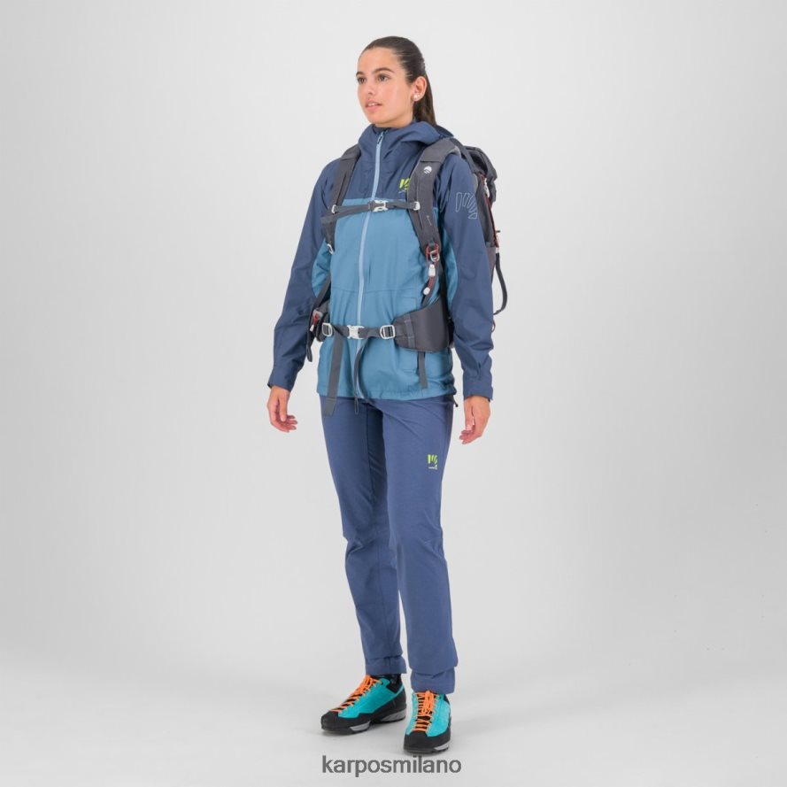 giacca| Karpos molta pioggia con giacca lago primaverile/indaco vintage donne DTRTHD1034