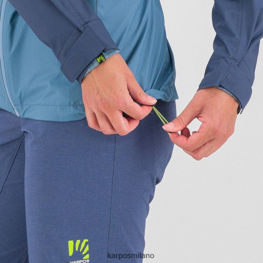 giacca| Karpos molta pioggia con giacca lago primaverile/indaco vintage donne DTRTHD1034