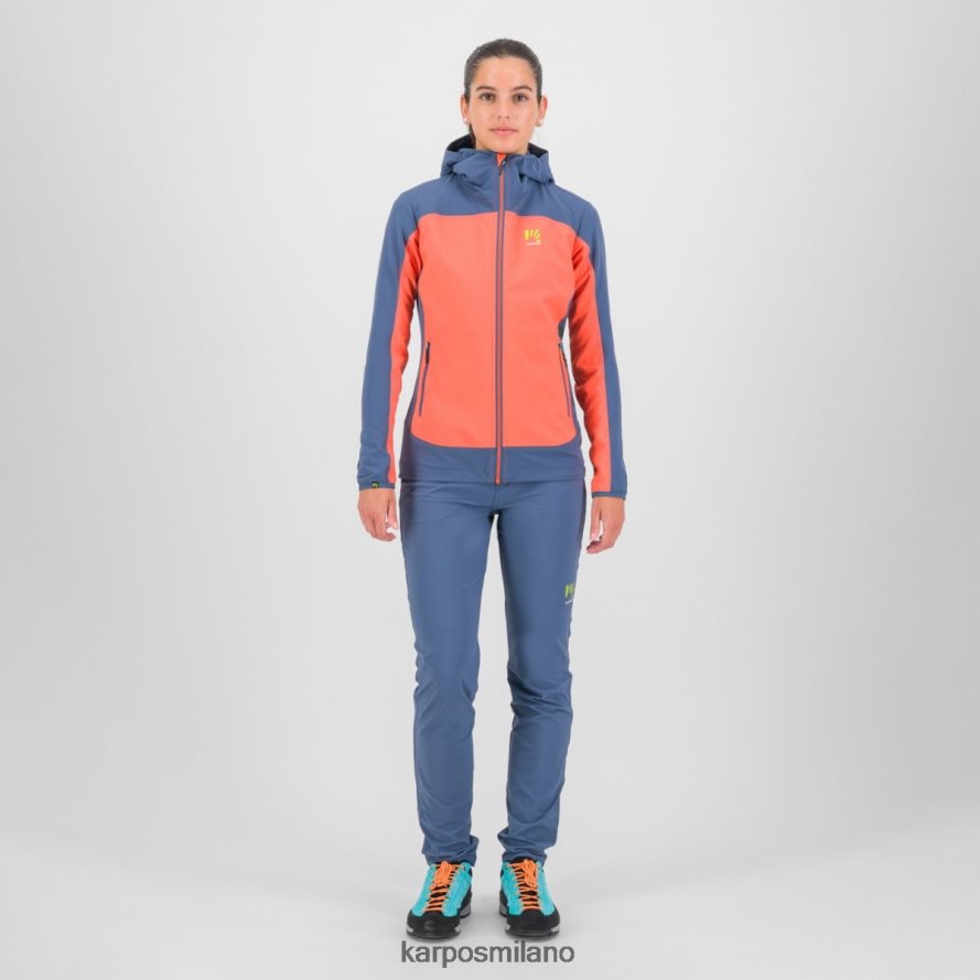 giacca| Karpos parete con rivestimento corallo caldo/indaco vintage donne DTRTHD1097