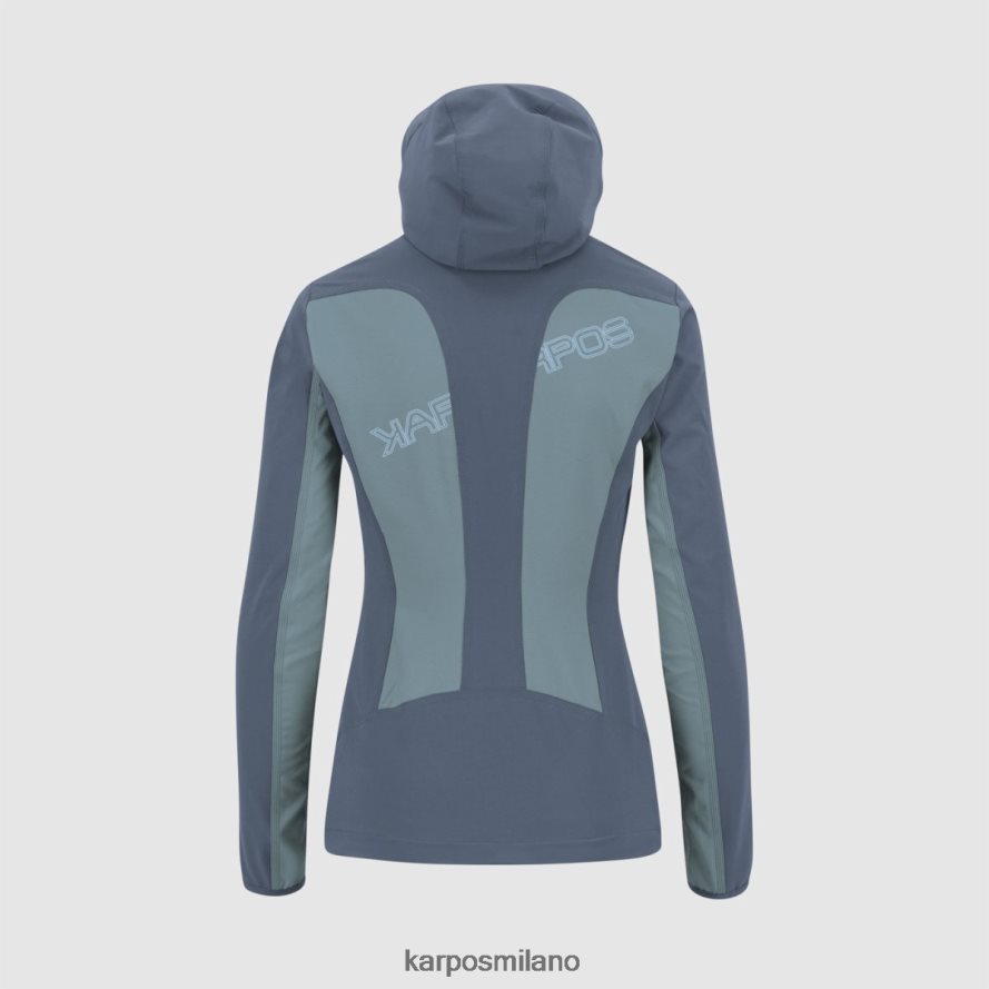giacca| Karpos parete con rivestimento lago primaverile/indaco vintage donne DTRTHD1095
