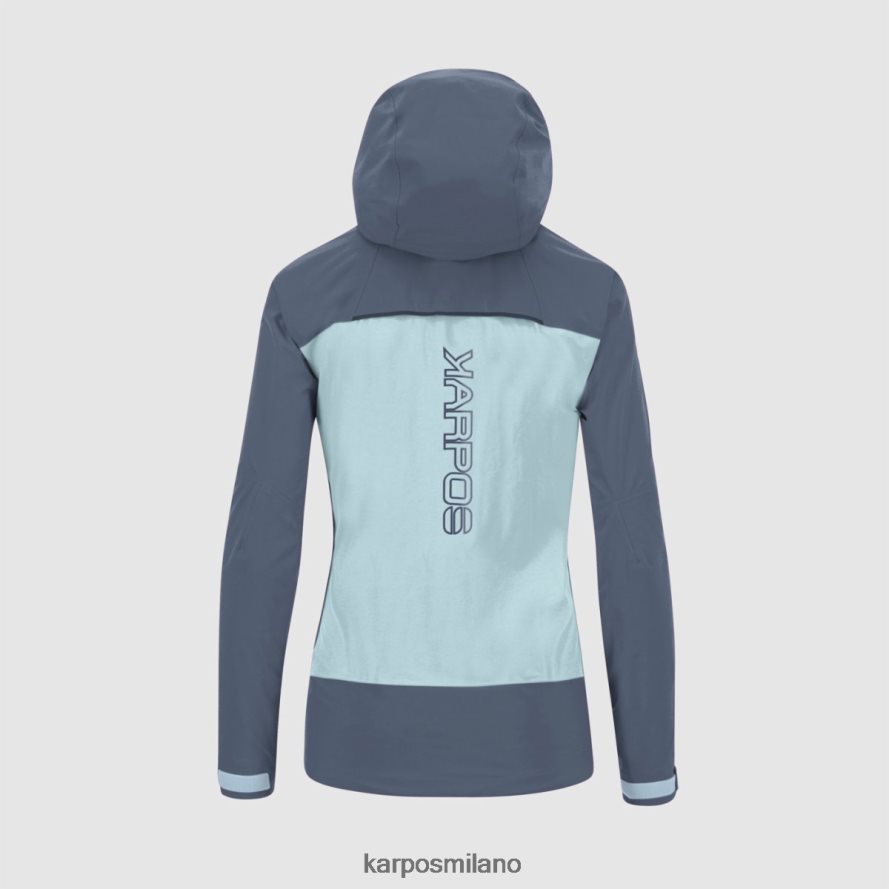 giacca| Karpos temporale con giacca acquamarina/indaco vintage donne DTRTHD1024