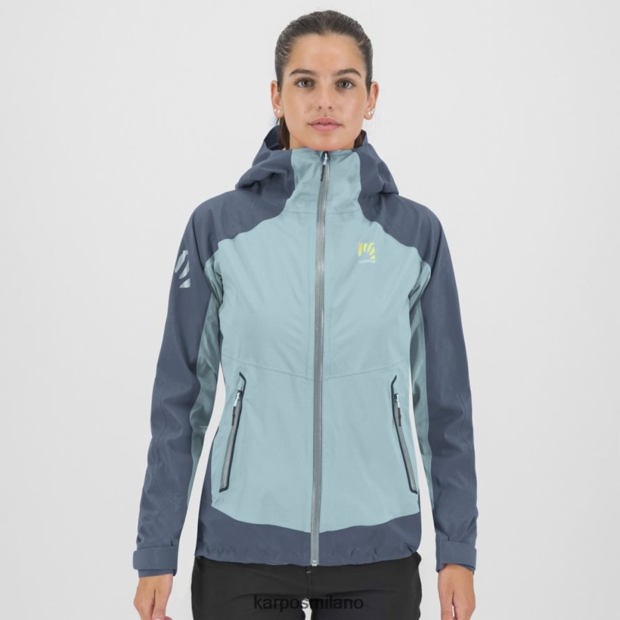 giacca| Karpos temporale con giacca acquamarina/indaco vintage donne DTRTHD1024