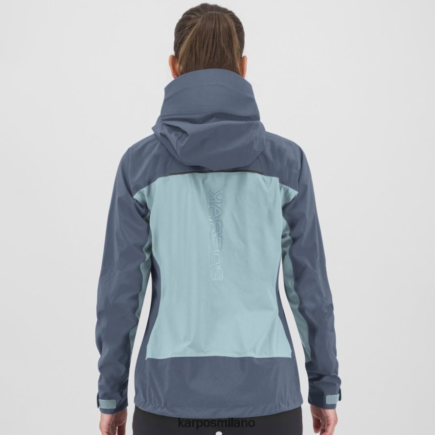 giacca| Karpos temporale con giacca acquamarina/indaco vintage donne DTRTHD1024