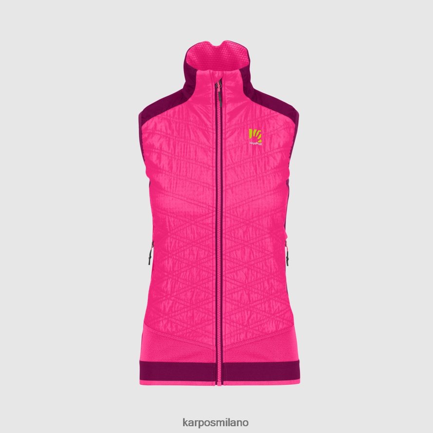 gilet| Karpos alagna plus evo w gilet rosa/boysenberry donne DTRTHD1086
