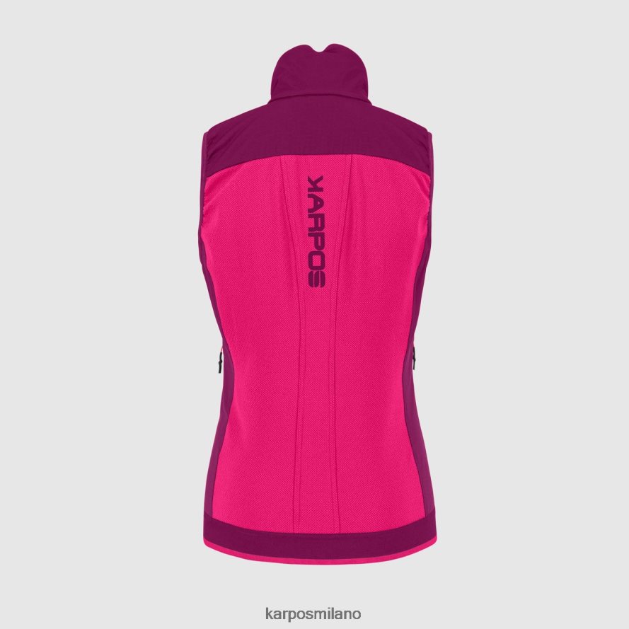 gilet| Karpos alagna plus evo w gilet rosa/boysenberry donne DTRTHD1086