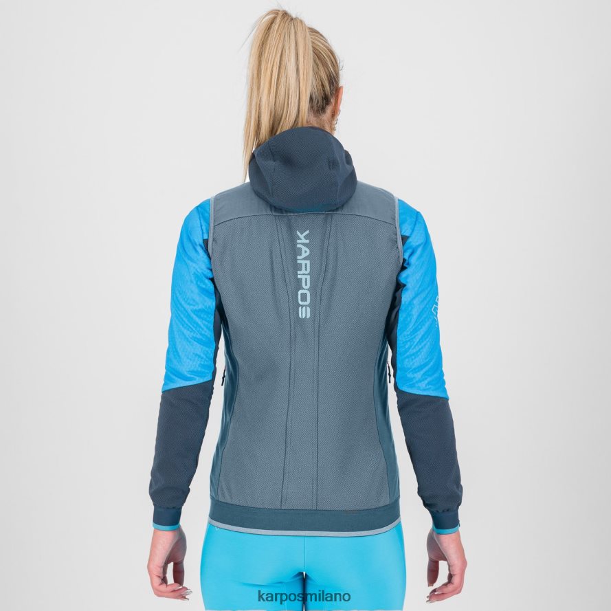 gilet| Karpos alagna plus evo w gilet sorgente di montagna/mare di Bering donne DTRTHD1085