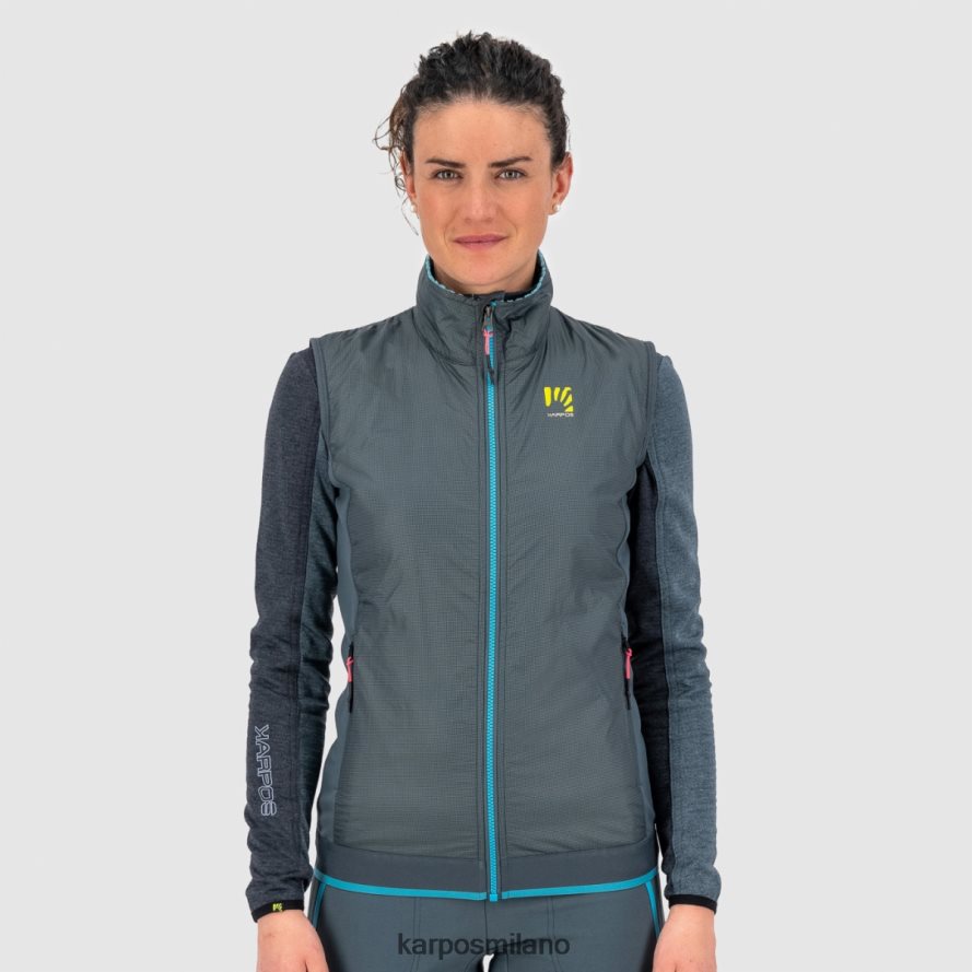 gilet| Karpos federa w gilet ardesia scura donne DTRTHD1064
