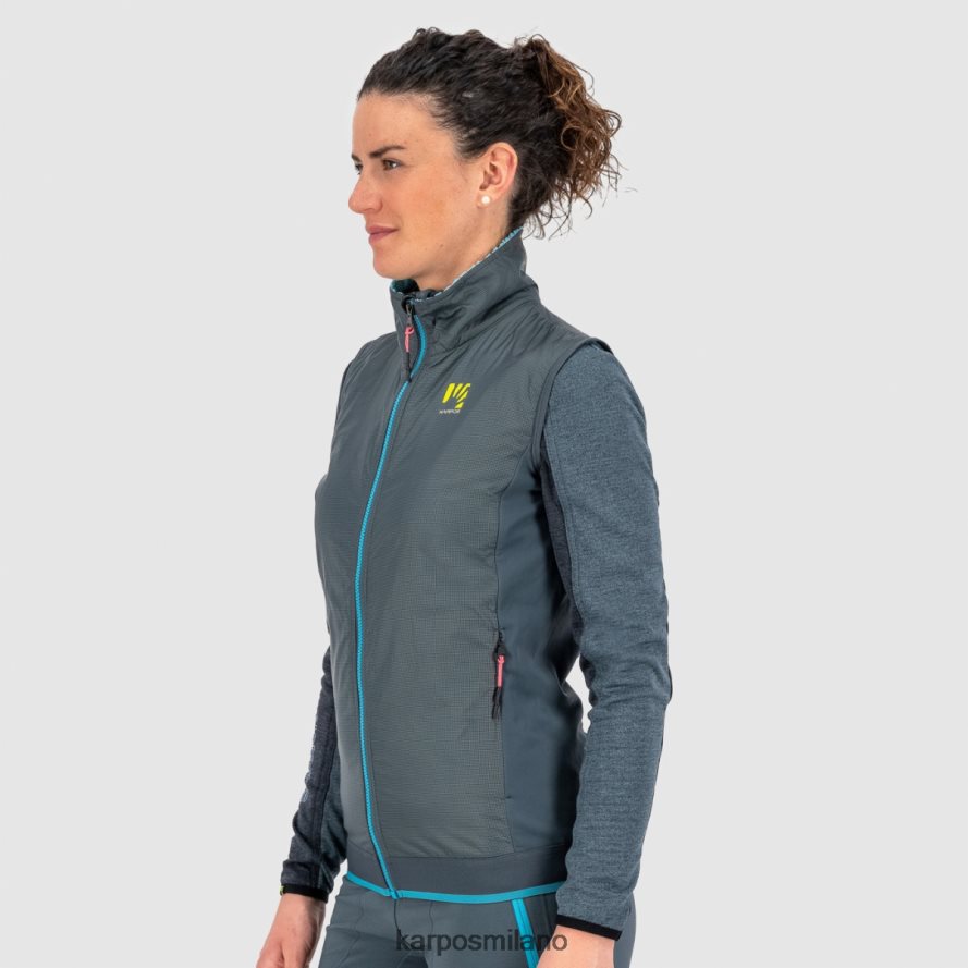 gilet| Karpos federa w gilet ardesia scura donne DTRTHD1064