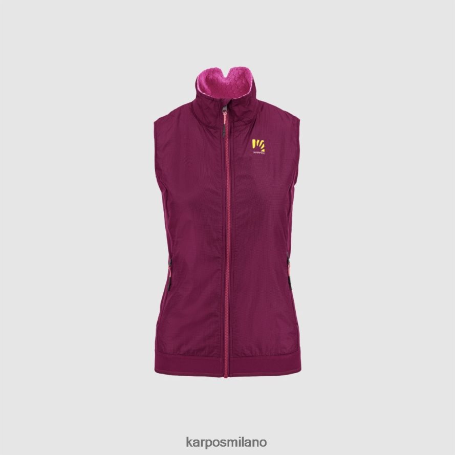 gilet| Karpos federa w gilet splendore lampone donne DTRTHD1062