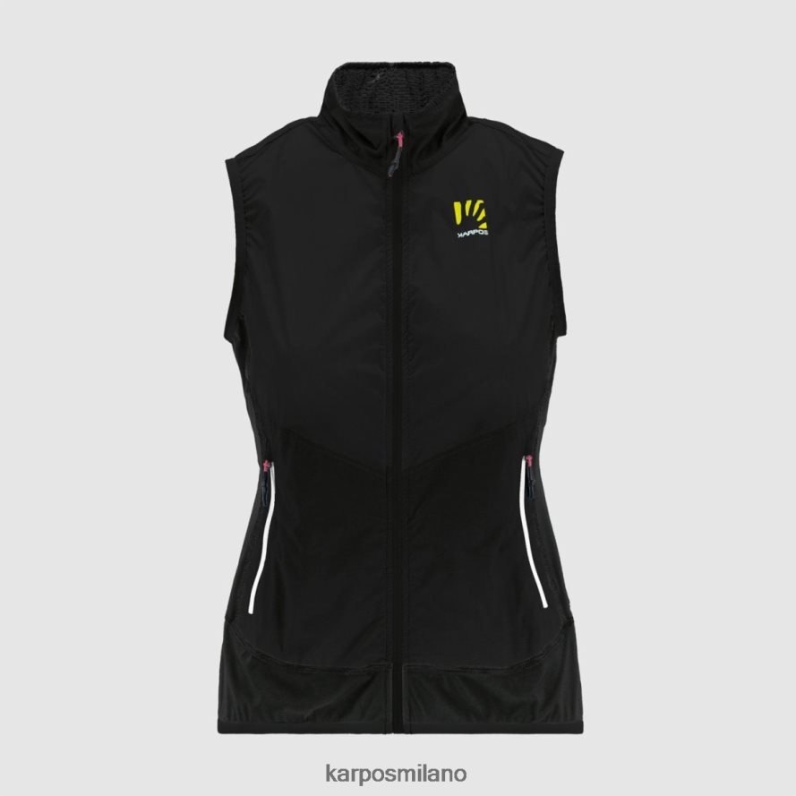 gilet| Karpos lavaredo con gilet nero bianco donne DTRTHD1110