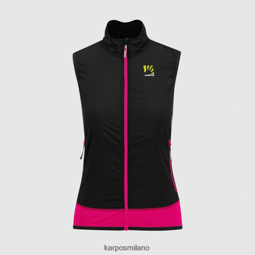 gilet| Karpos lavaredo con gilet nero/insinuazioni donne DTRTHD1108