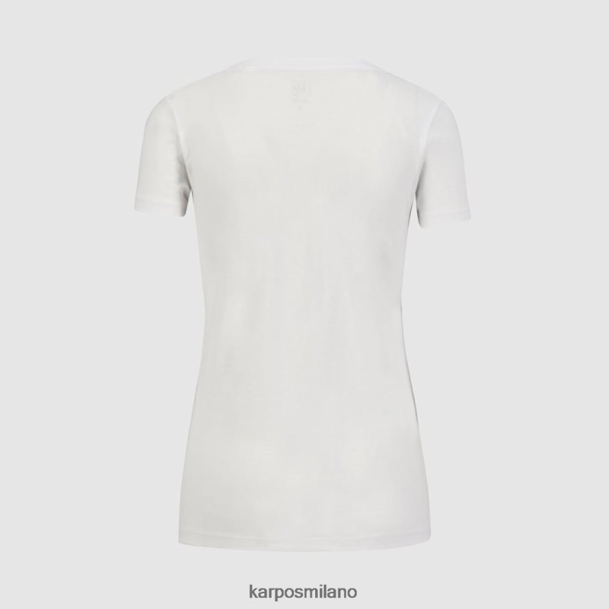 maglietta| Karpos Kalip con la maglietta bianco brillante donne DTRTHD1346