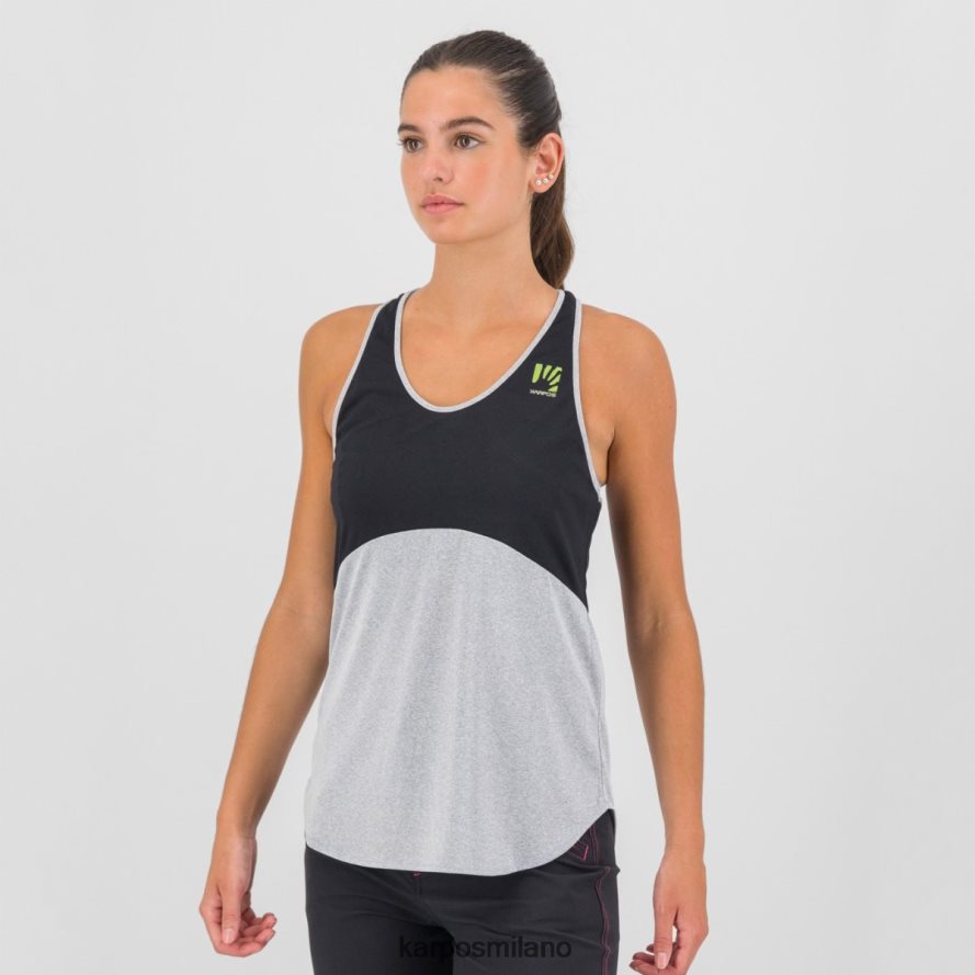 maglietta| Karpos alta via polartec con serbatoio nero bianco donne DTRTHD1300