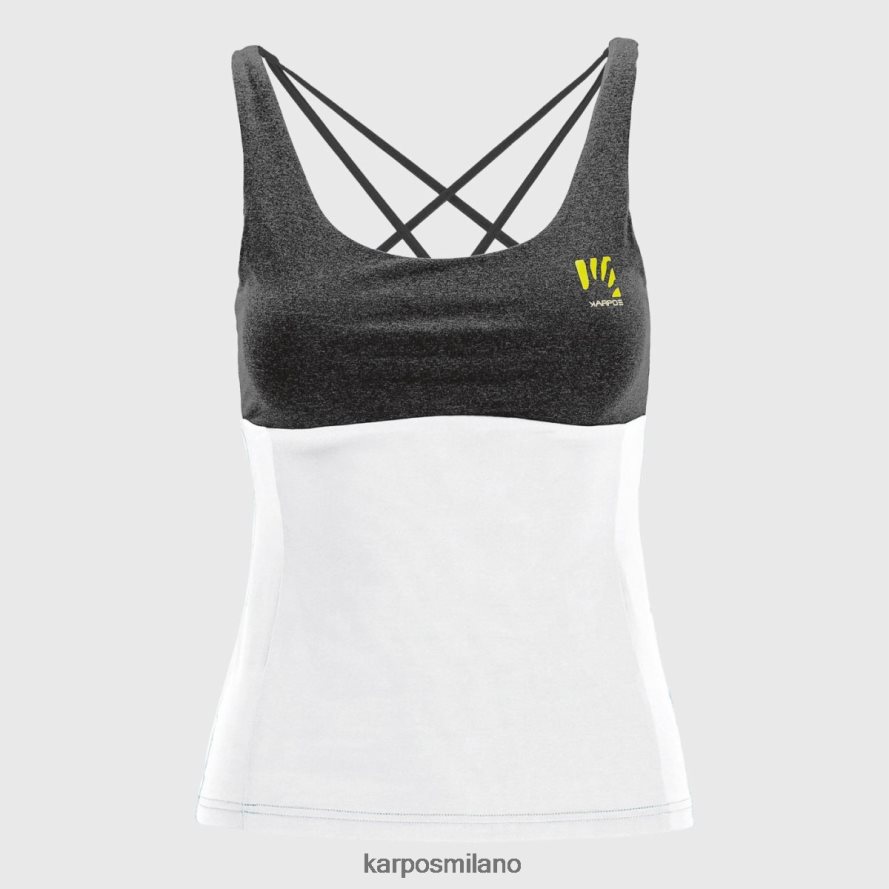 maglietta| Karpos bull evo con top bianco nero donne DTRTHD1326