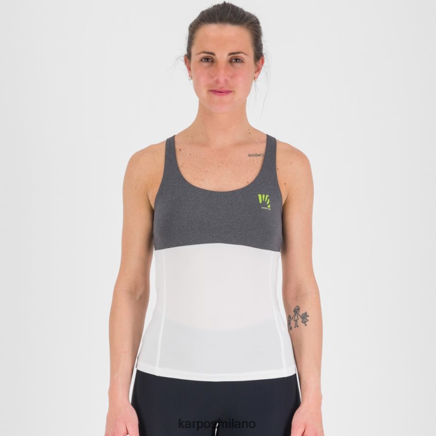 maglietta| Karpos bull evo con top bianco nero donne DTRTHD1326