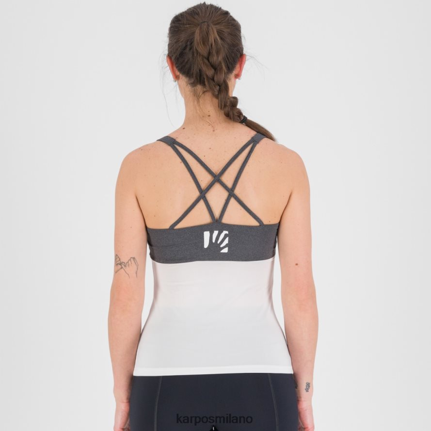 maglietta| Karpos bull evo con top bianco nero donne DTRTHD1326