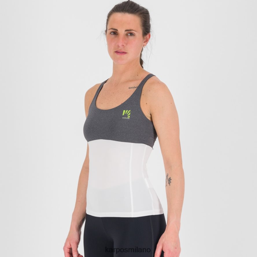 maglietta| Karpos bull evo con top bianco nero donne DTRTHD1326