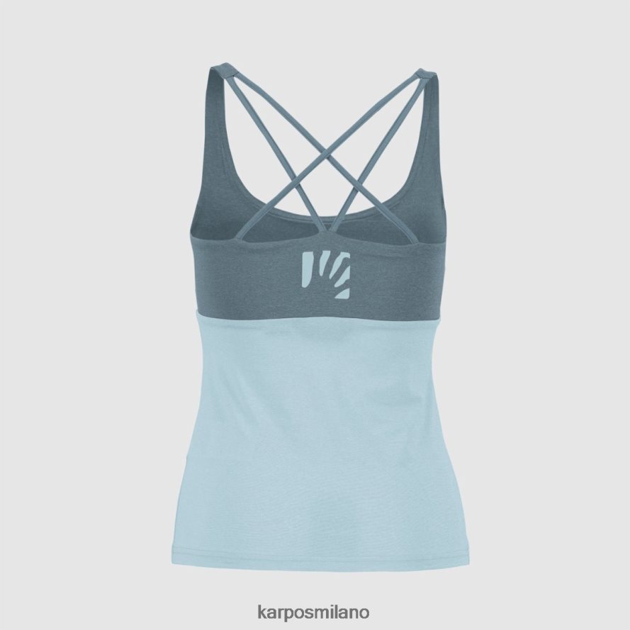 maglietta| Karpos bull evo con top lago primaverile/acquamarina donne DTRTHD1324