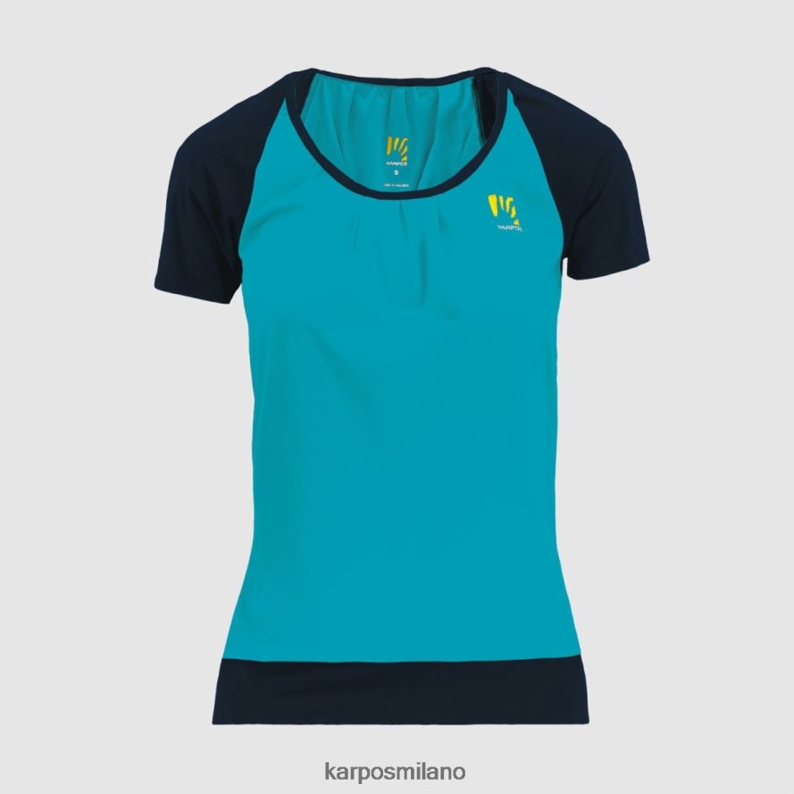 maglietta| Karpos cengia con maglietta capitano dell'atollo/cielo blu donne DTRTHD1279