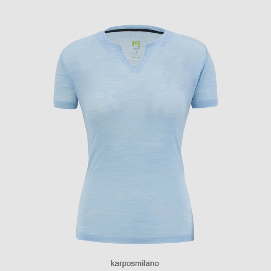 maglietta| Karpos coppolo merino con maglietta acquamarina donne DTRTHD1242