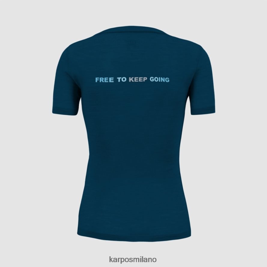 maglietta| Karpos coppolo merino con maglietta mare di Gibilterra donne DTRTHD1241