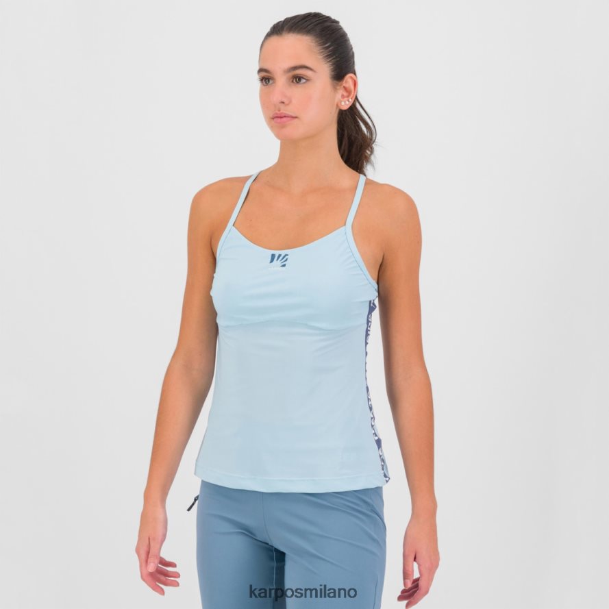 maglietta| Karpos easyfrizz w superiore acquamarina donne DTRTHD1286