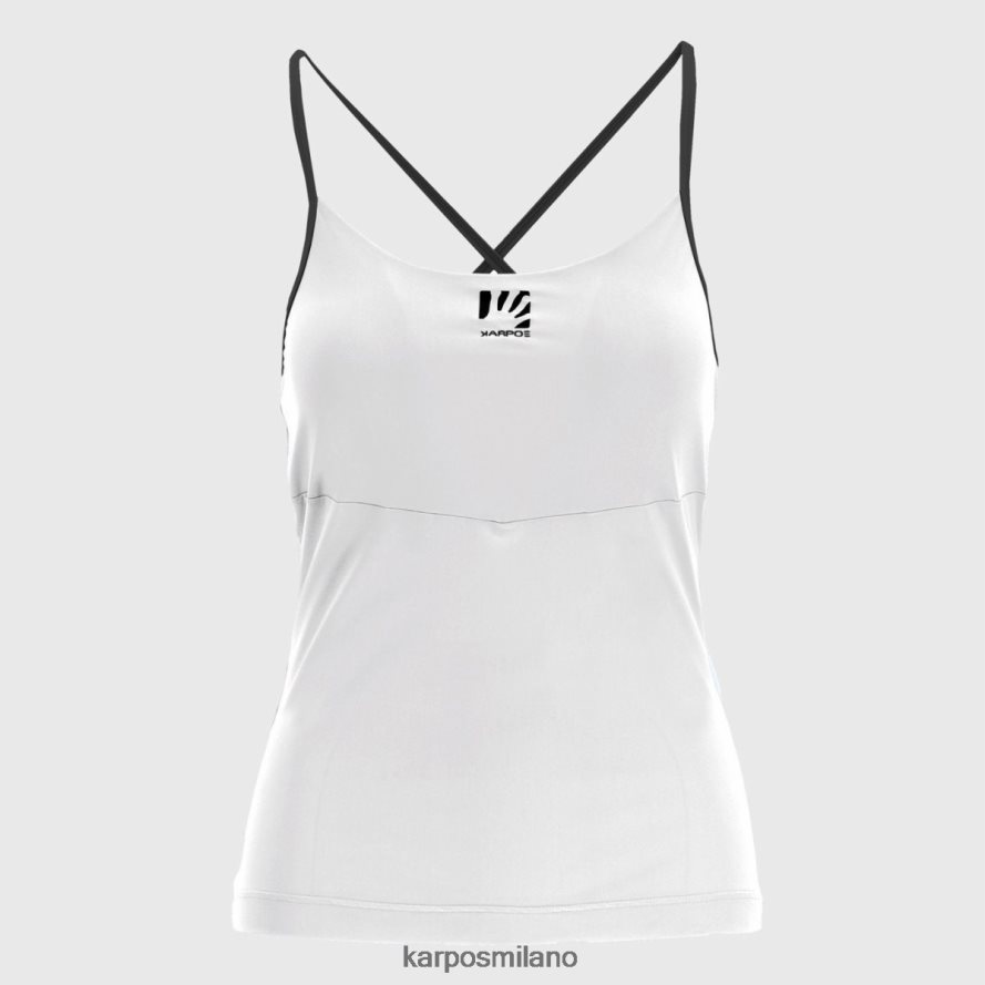 maglietta| Karpos easyfrizz w superiore bianco nero donne DTRTHD1289