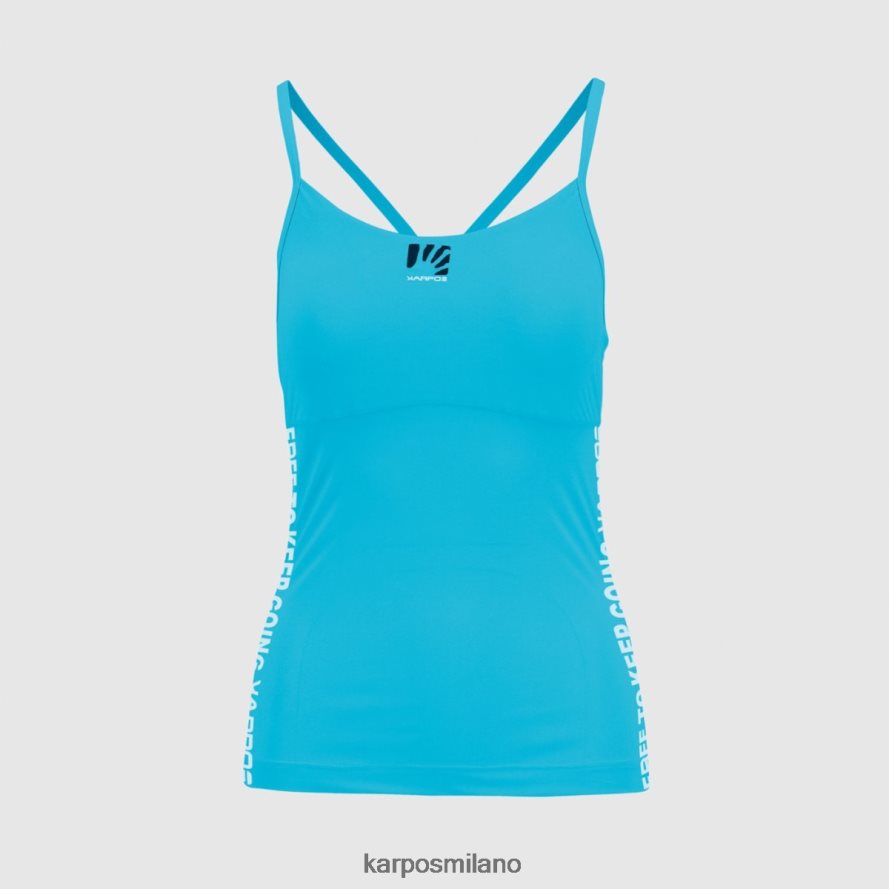 maglietta| Karpos easyfrizz w superiore capitano dell'atollo/cielo blu donne DTRTHD1285