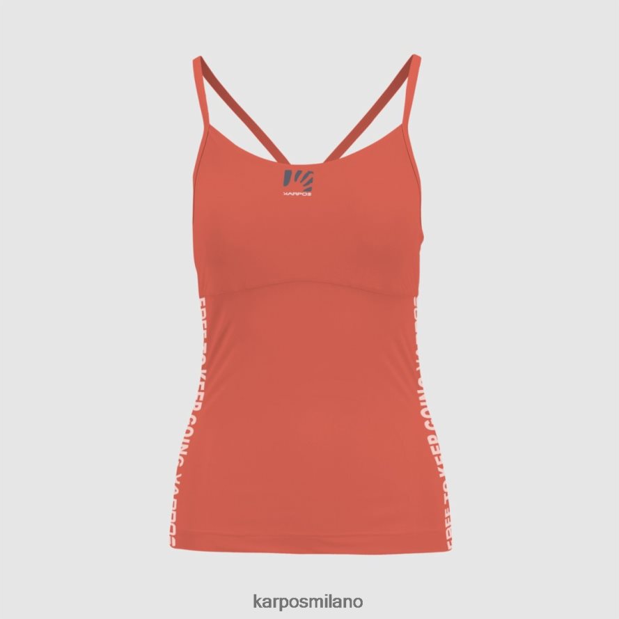 maglietta| Karpos easyfrizz w superiore corallo caldo donne DTRTHD1290