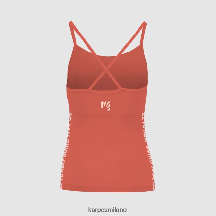 maglietta| Karpos easyfrizz w superiore corallo caldo donne DTRTHD1290