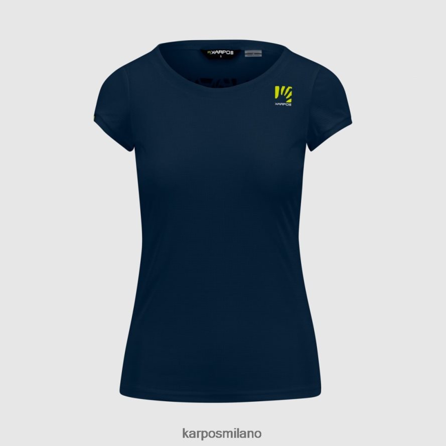 maglietta| Karpos loma con la maglia capitano del cielo/atollo bianco/blu donne DTRTHD1375