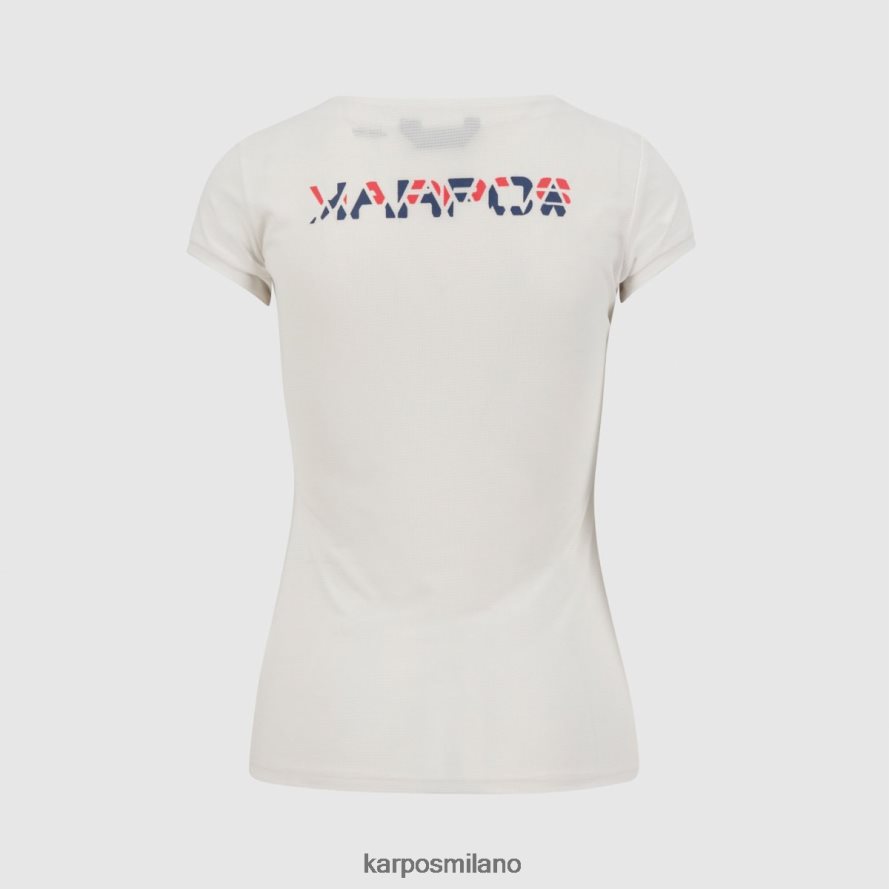 maglietta| Karpos loma con la maglia danzatrice di nuvole/corallo caldo/vintage donne DTRTHD1376